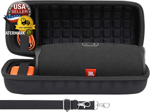 Co2Crea Hard Travel Case Replacement for JBL Charge 4 / Charge 5 Waterproof Blue