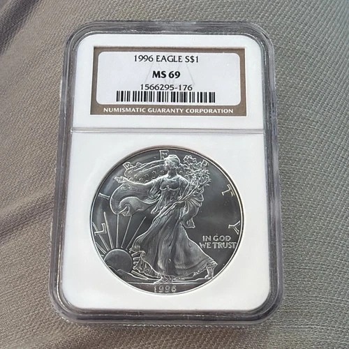NGC 1996 MS69 American Silver Eagle 🇺🇸