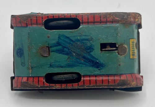 Kleiner Panzer Tin Tank Patton M47 - Lithographiertes Blech 7 cm - Japan 50er Jahre - korrekt - Bild 5 von 6