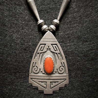 Hopi Lawrence Saufkie Vintage Pendant Top Only Indian