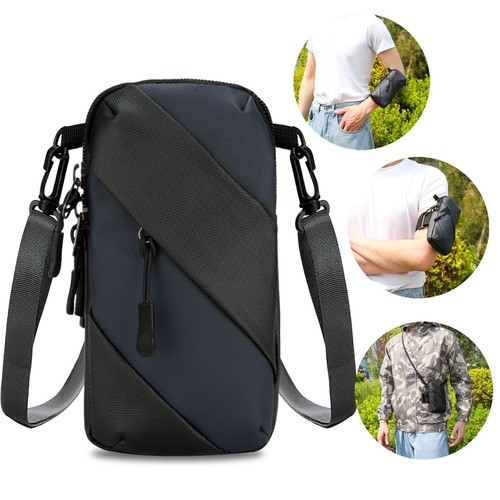 Phone Holder for Running Armband,Small Crossbody Shoulder Holsters Bag with A... - 第 7/7 張圖片