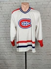 Vintage shirt NHL Hockey Montreal Calgary Canadiens 1990-1995 CCM Jersey White S