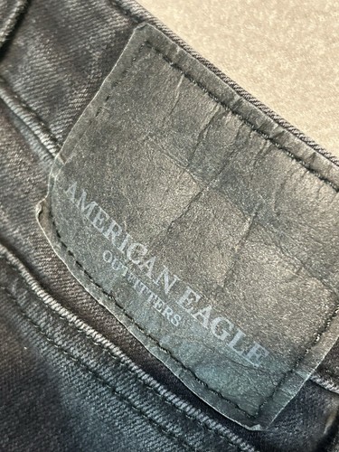 American Eagle Outfitters Extreme Flex 4 Slim Herren Jeans Größe 40x32 SCHWARZ - Bild 4 von 9