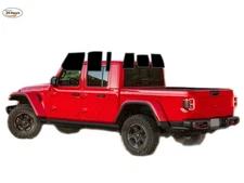 Computerized Custom PreCut 2Ply Window Tint Film Kit For 2020-25 Jeep Gladiator