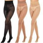 5D Oily Shiny Glossy Stockings Tights Ultra-Thin Sheer Nylon Pantyhose for Women