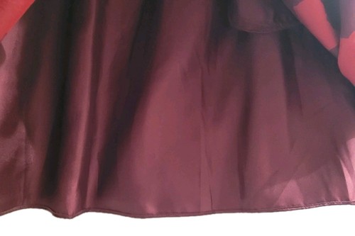 White House Black Market Halter Floral Jacquard Dress Burgundy Red Size 10 NWOT - Picture 4 of 9