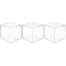 3 Pack Base Ball Case Baseball Holder Display Uv Protected Softball