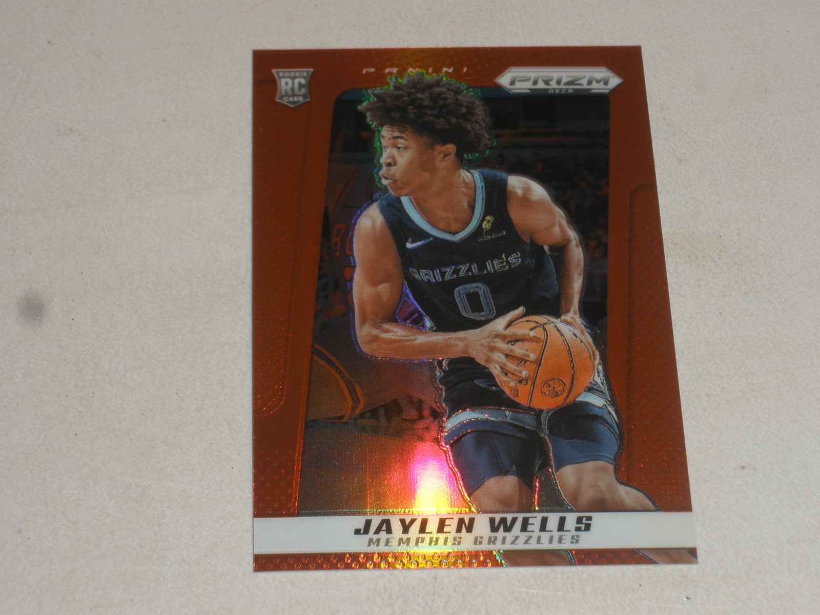 2024-25 Panini Prizm Deca Red Prizm #21 Jaylen Wells 064/199 Rookie RC