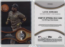 2025 Topps Tribute Stamp of Approval Relics Orange /25 Luis Arraez #SOA-LA