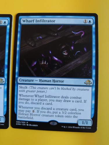 MTG Card. Wharf Infiltrator playset Eldritch Moon Rare - Picture 3 of 4
