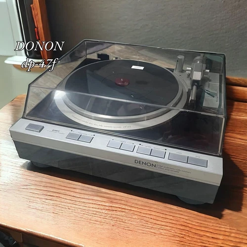 Denon DP-47F Plattenspieler Direct Drive Turntable Vintage getestet braun