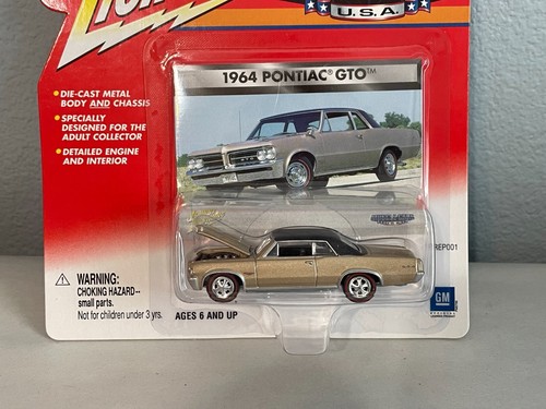 Pontiac GTO 2001 Johnny Lightning Muscle Cars EE. UU. 1964 tostado NUEVO - Imagen 3 de 11