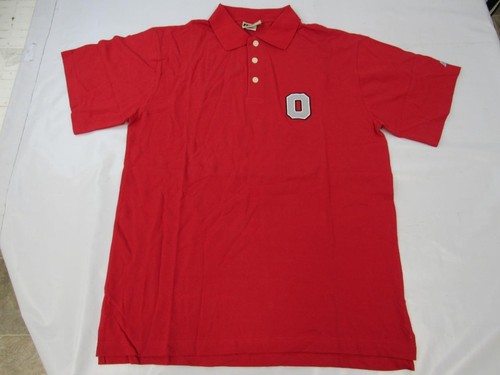 New Ohio State Buckeyes Mens Size Large L-Tall Red Polo Shirt - Picture 5 of 6