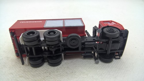 Herpa Mercedes NG rot silber Feuerwehr Abrollkipper aus 100 Jahre-Set (40) - Bild 3 von 3