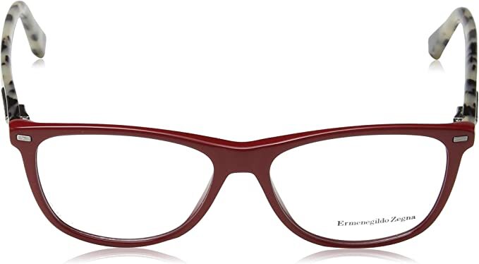 Оправа для оптических очков Ermenegildo Zegna EZ5055 055 Рубиново-красная пластиковая 56-15-145
