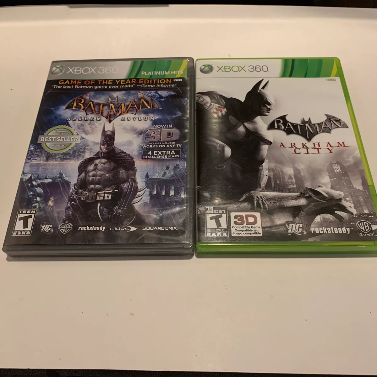 Batman: Arkham City and Asylum Game of the Year Editions (Xbox 360) CIB