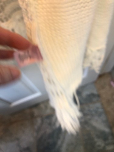 29. Calypso St Barth Cotton Crochet Fringe Majai Sweater s $395 MSRP - Picture 6 of 7