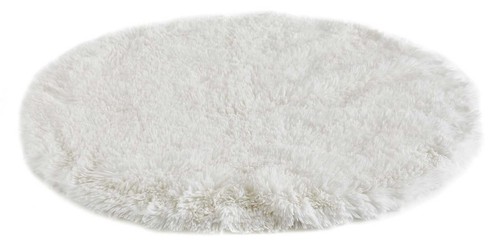 Stuhlkissen Rund 34 cm 4er Set Kunstfell Stuhlauflage Sitzkissen Kunstfell Stuhl - Bild 11 von 31