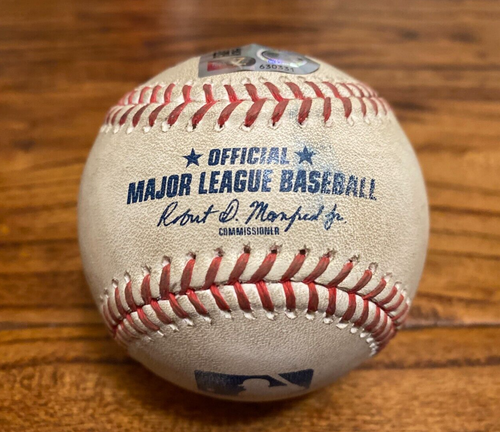 Martin Maldonado Astros Game Used SINGLE Baseball 8/11/2023 vs Angels Hit #663
