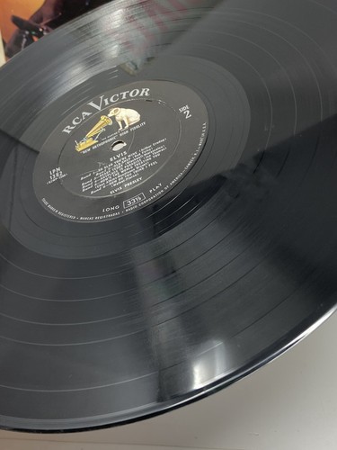 Elvis Presley LPM-1382 LP RCA Victor Black Label Vinyl Record - Foto 18 di 18