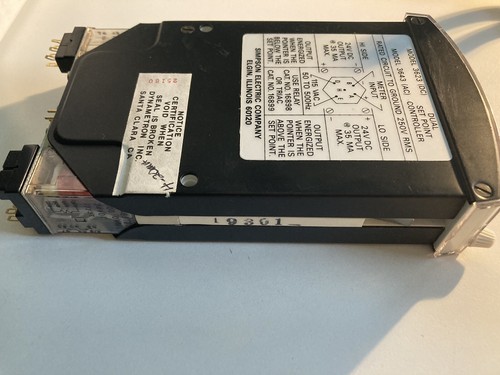 SIMPSON MODEL NO. 3623 (DC) / 3643 (AC) Dual Set Point Controller, Excellent - Picture 4 of 5