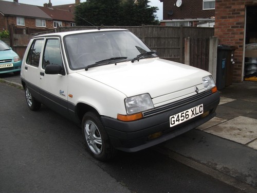 1989 RENAULT 5 1.4 GTS,WHITE,FULL MOT- CAR NOW SOLD,DEPOSIT TAKEN..