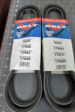 LOT OF (2) 17600 CANDA ARMOR MARK FAN BELTS 9600, 17601 [A2B1]