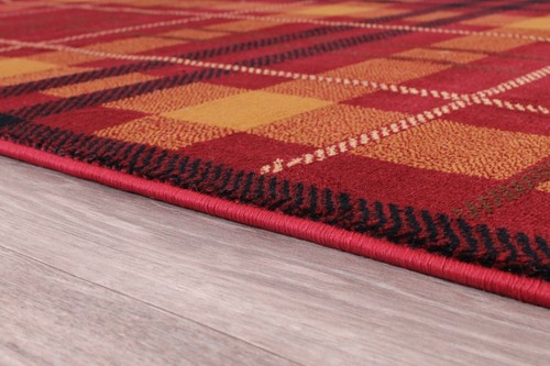 Tartan Rug Traditional Classic Living Room Bedroom Small Medium Large Rug Runner - Picture 18 of 54