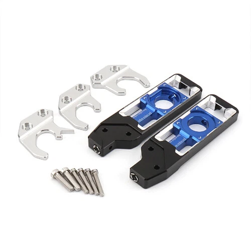 For BMW M/S1000R XR RR Motorcycle Wheel Axle Blocks Chain Adjusters Tensioners Foto 2 de 4