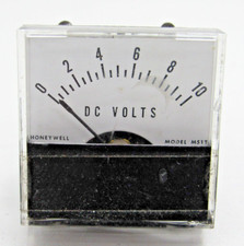 Honeywell Panel Meter Model MS1T  0-10 DC Volts Gauge #ZX-48