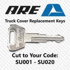 ARE Truck Cap Replacement Key Cut to Your Code SU001 - SU020