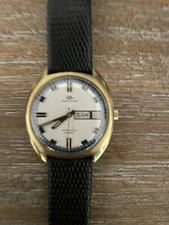 Beautiful Vintage Movado Kingmatic HS 360 14K GOLD PLATE