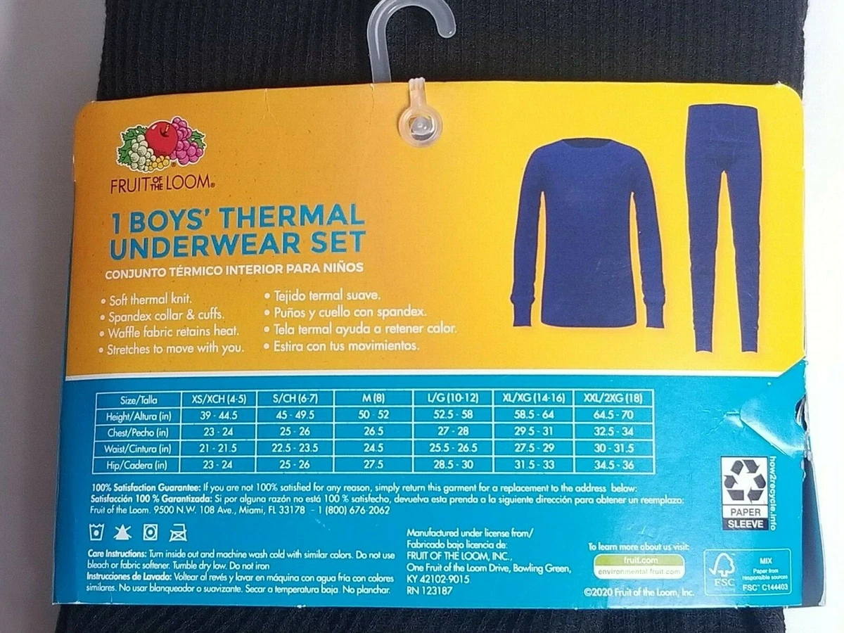 Fruit of the loom thermal set 2025