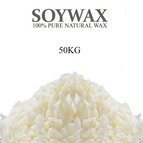 100% Pure Candle Making Wax Soy Wax/Soya Natural Flakes Clean Burning WHITE UK - Picture 21 of 22