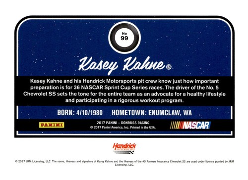 2017 Panini Donruss Racing Seriennummer Cracked Ice Karten Auswahl aus Liste PYC - Bild 223 von 447