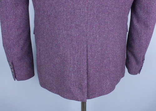 JACK WILLS Mens Tweed Sports Blazer Jacket Size 40 Red/Bordo 100% Wool - Picture 10 of 13