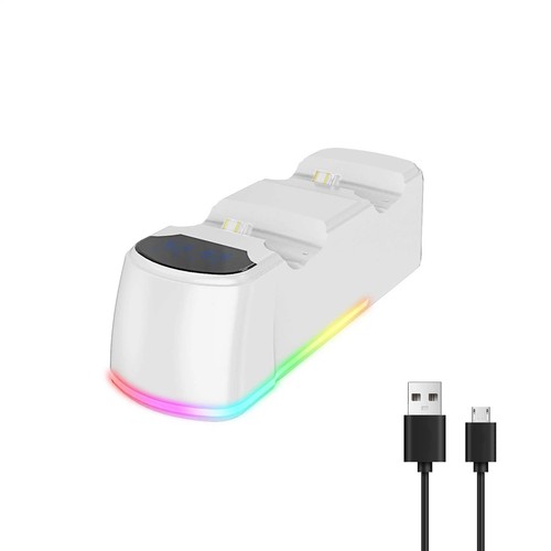 Charging Dock for PS4 Controllers White - Picture 7 of 7