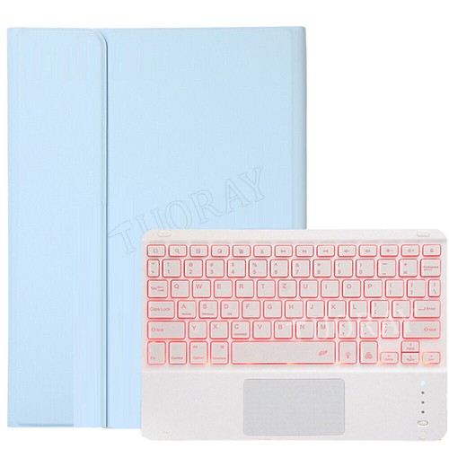 Hülle Beleuchtet QWERTZ Tastatur Maus für Samsung Galaxy Tab S10 S9 FE S8 A9+ DE - Bild 36 von 69