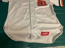 Vintage Authentic 1980’s Rawlings Button Up Detroit Tigers Blank Jersey Size 42