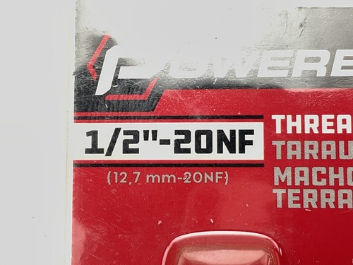 Powerbuilt 642610 1/2"-20Nf Tap & 29/64" Drill Bit Set - Picture 4 of 5
