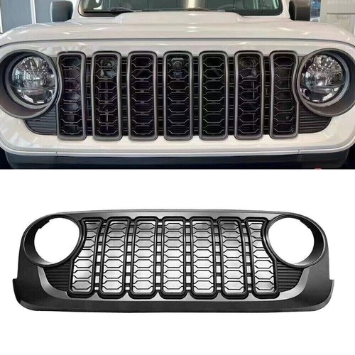 Grille pare-chocs en maille pour Jeep Wrangler JK 2007-2017 mise à niveau jusquen vendu 2024 JL