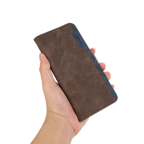 For iPhone 15 14 13 12 Pro Max 15 Plus/+ Retro Folio Flip PU Leather Wallet Case - Picture 24 of 43