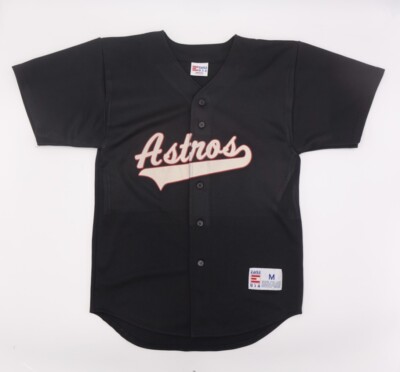 Vintage Astros Baseball Jersey By Eagle USA Men s Medium Black