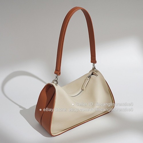 Elegante Bolso de Hombro Marrón con Asa Superior Cuero para Mujer Trabajo Viaje Grande - Imagen 6 de 23