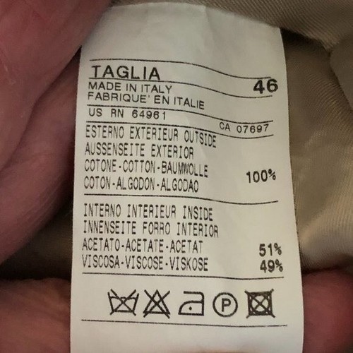 Sisley geknöpfter Blazer Damen 12 hellbraun halb tailliert Büro Sirene adrett Made in Italy - Bild 9 von 10