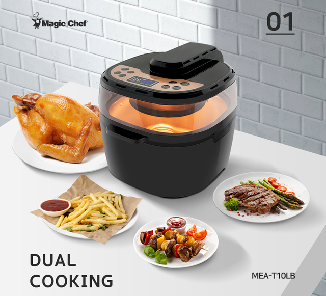 New Korea Multi Function Dual Cooker Air fryer MEAT10LB 10L 220V 1200W