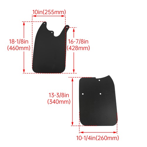 4 piezas solapa de barro protector contra salpicaduras para Tacoma 4x4 4x4 prerunner 1995-2004 delantera y trasera - Imagen 2 de 13