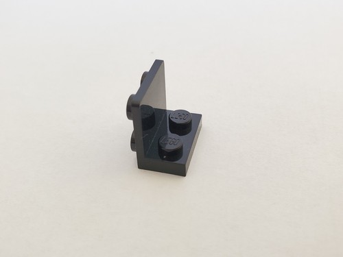 Lego 99207 Lot de 8 x Bracket 1x2 - 2x2 Support Angle 90° inversé Noir Black - Foto 3 di 11