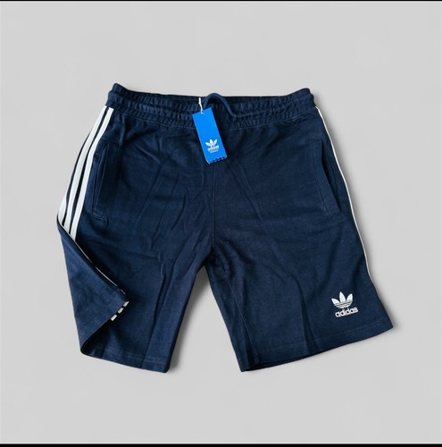 ADIDAS SUMMER THREE STRIPES SWEAT SHORTS FOR MENS - Picture 4 of 5