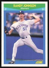 1990 Score Rising Stars Randy Johnson #52 Seattle Mariners